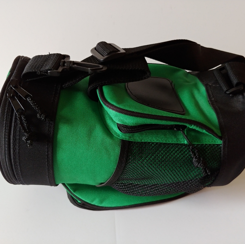 Green Canvas Backpack Structured Small Versatile - image 5